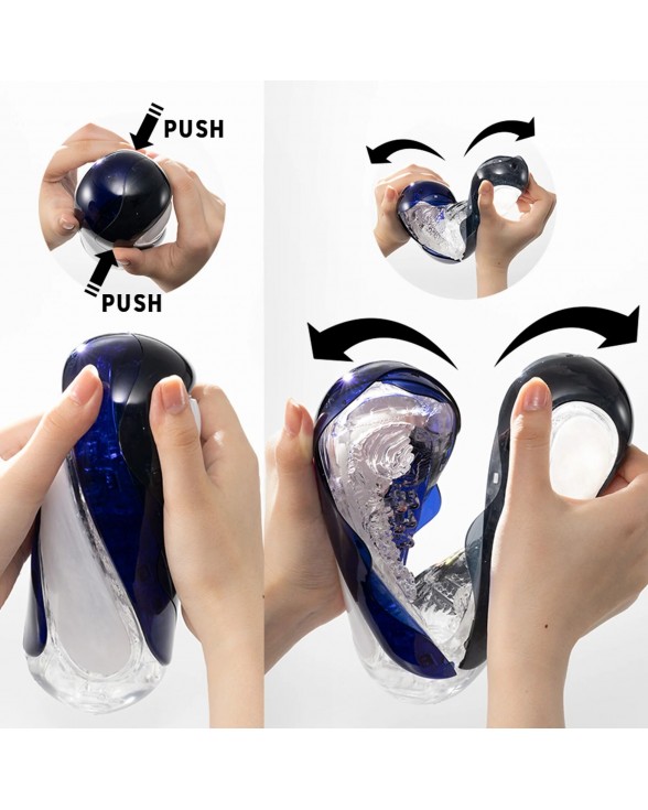 Мастурбатор Tenga Flip 360 Midnight Purple - 5