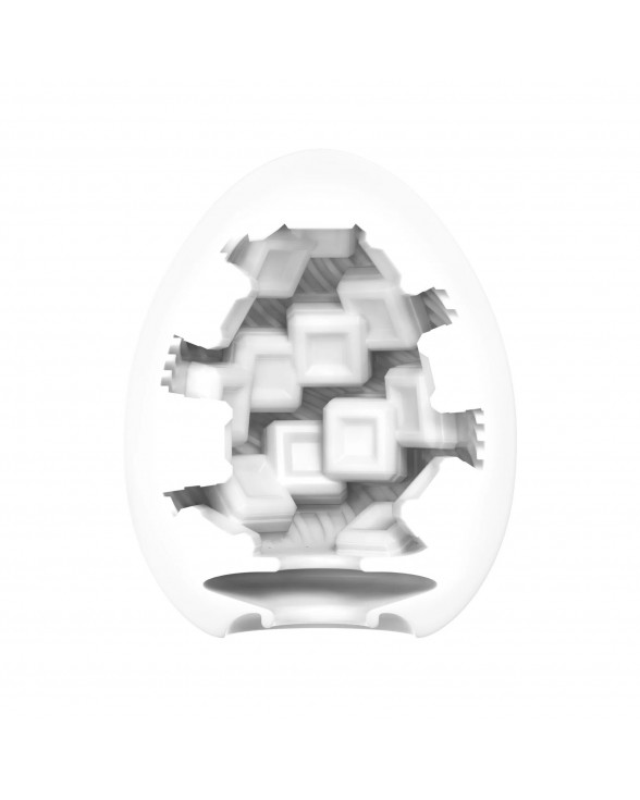 Мастурбатор-яйцо Tenga Egg Cubic - 2
