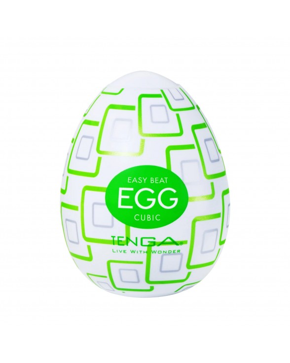 Мастурбатор-яйцо Tenga Egg Cubic