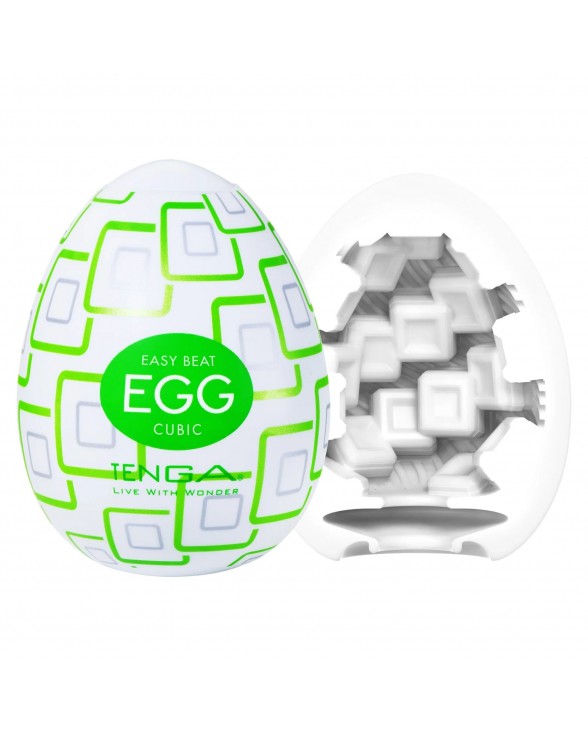 Мастурбатор-яйцо Tenga Egg Cubic - 1
