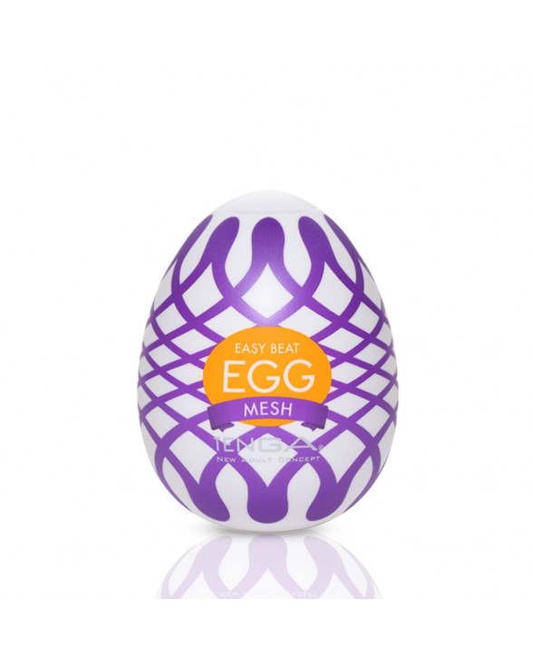 Мастурбатор-яйце Tenga Egg Mesh із сітчастим рельєфом