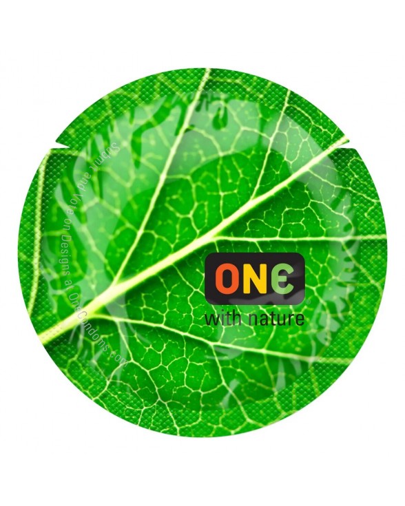 Презерватив ONE Color Sensations - with nature (Emerald) 1 шт
