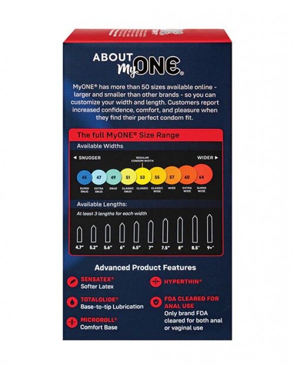 Презервативи MyONE Super Wide & Long 10 шт - 1
