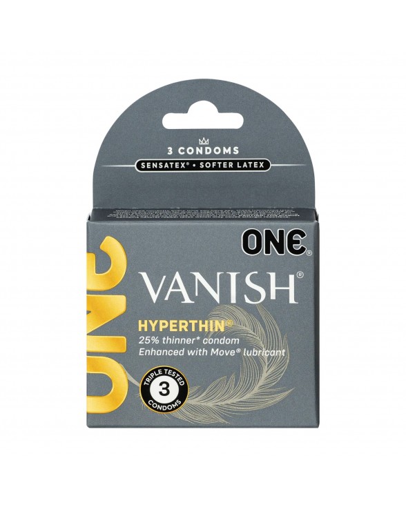 Презервативи ONE Vanish Hyperthin 3 шт