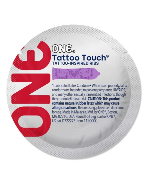 Набор презервативов ONE Tattoo Touch 100 шт - 3