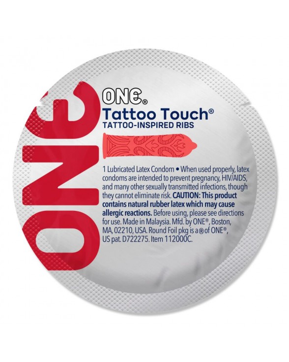 Набор презервативов ONE Tattoo Touch 100 шт - 4