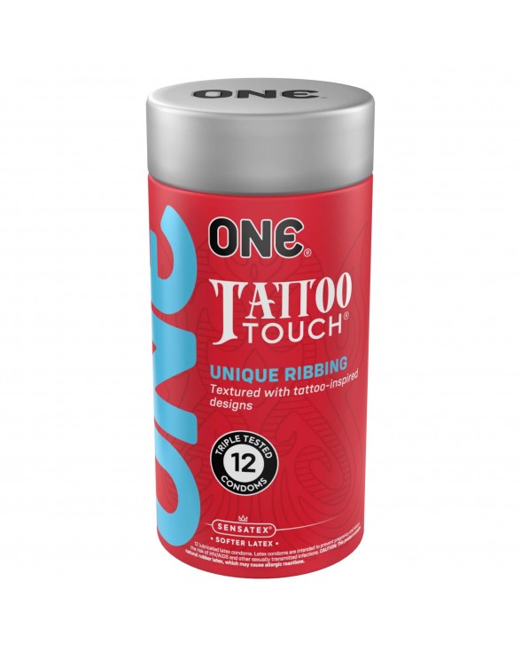 Презервативы ONE Tattoo Touch 12 шт