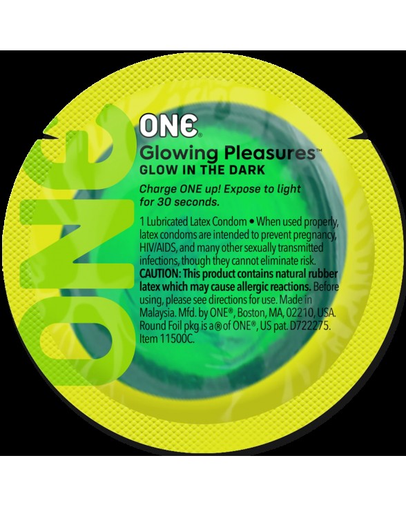 Презервативи ONE Glowing Pleasures 1 шт