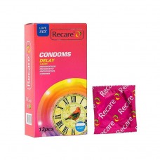 Презервативи пролонгуючі Recare Delay Candy 12 шт, цукерковий аромат