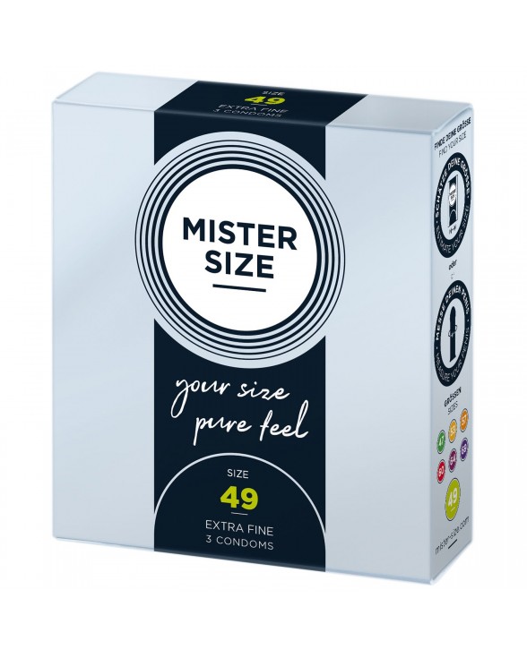 Презервативи Mister Size - pure feel - 49 (3 condoms) - 1