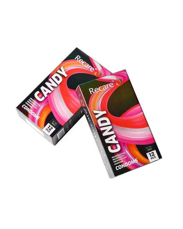 Презервативи пролонгуючі Holographic Recare Delay Candy, 12 шт. - 2