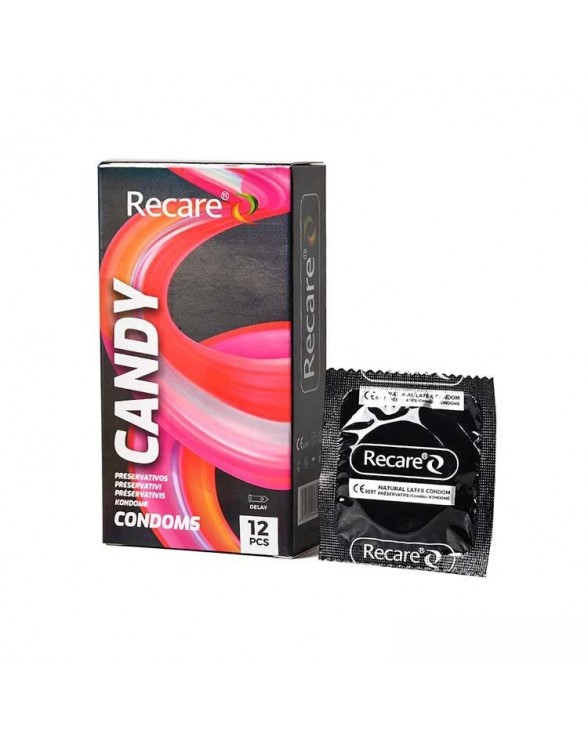 Презервативи пролонгуючі Holographic Recare Delay Candy, 12 шт.