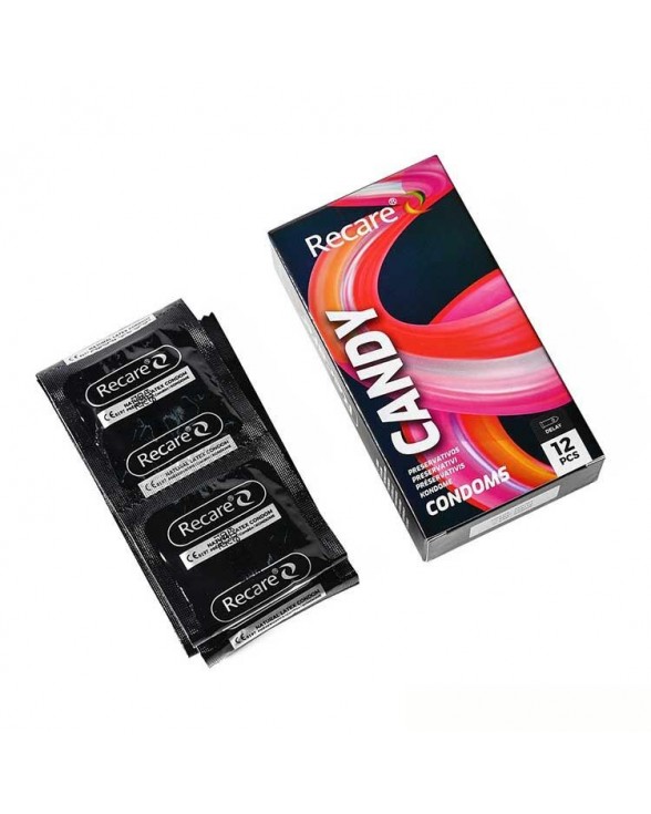 Презервативи пролонгуючі Holographic Recare Delay Candy, 12 шт. - 1
