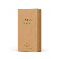 Презервативы LELO HEX Condoms Organic 12 Pack, тонкие и суперпрочные