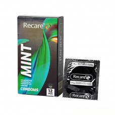 Презервативи ультратонкі Holographic Recare Ultra Thin Mint, 12 шт., м'ята