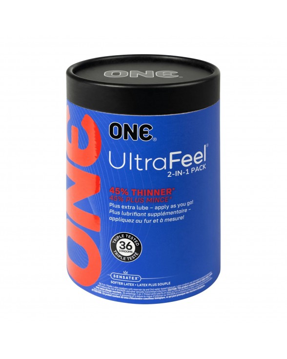 Ультратонкі презервативи ONE Ultra Feel, 36 шт