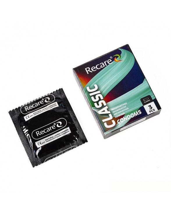 Класичні презервативи Holographic Recare Classic, 3 шт. - 1