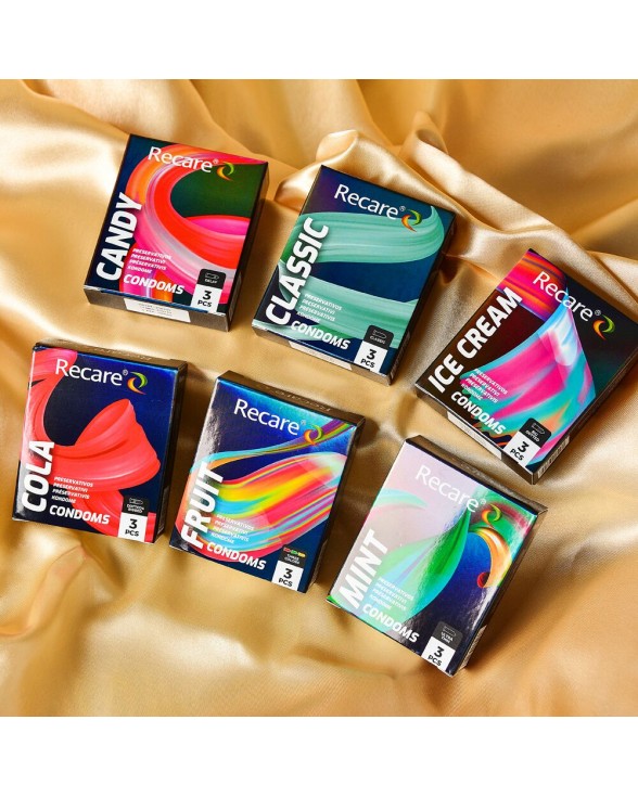Класичні презервативи Holographic Recare Classic, 3 шт. - 6
