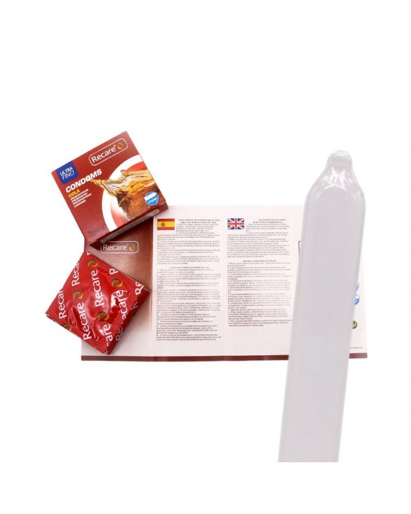 Презервативи з пухирцями та ребрами Recare Cola Dotted&Ribbed, 3 шт., Кола - 3