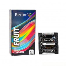 Презервативы Holographic Recare Fruit Flavour Condoms, 12 шт (мята, банан, клубника)