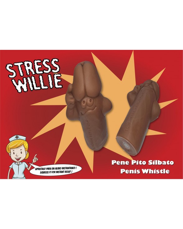 Игрушка вдумчивый пенис с пищалкой Diverty Sex Mulato - 1