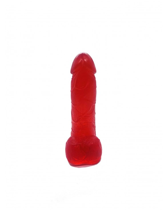 Крафтовое мыло-член с присоской Чистый Кайф Red size S натуральное - 2
