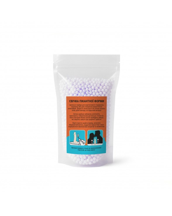 Свеча в виде члена Чистый кайф MEDIUM Violet - 4