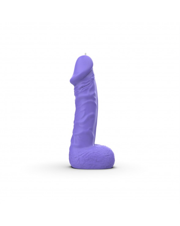 Свеча в виде члена Чистый кайф MEDIUM Violet - 1