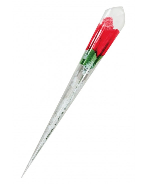 Кружевные трусики в виде розы Fun Novelties Rose You Red - 3