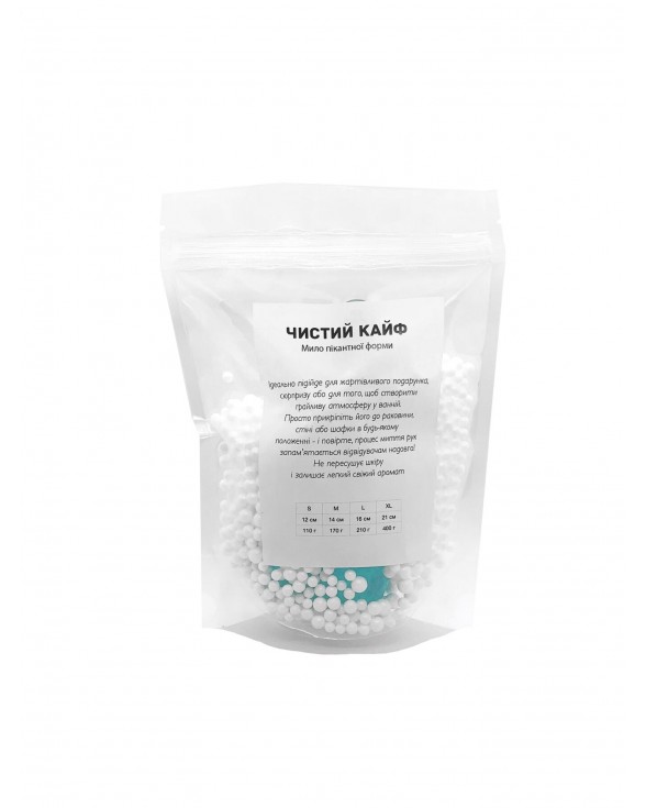 Крафтовое мыло-член с присоской Чистый Кайф Turquoise size S натуральное - 3