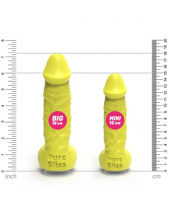 Крафтовое мыло-член с присоской Pure Bliss BIG Yellow, натуральное - 4