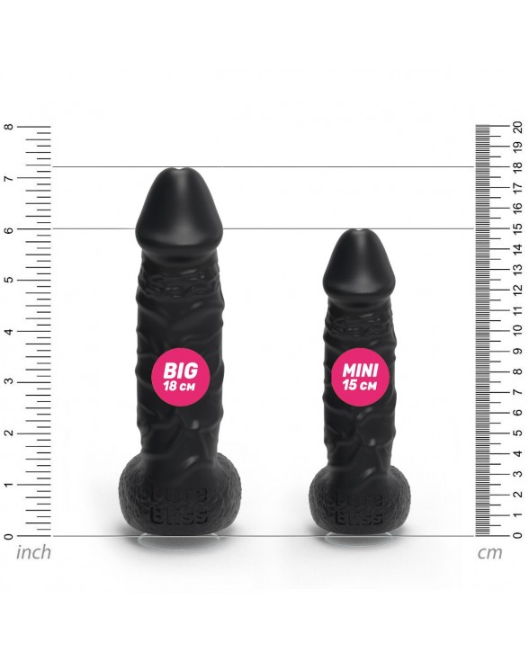 Крафтове мило-член із присоскою Pure Bliss BIG Black, натуральне - 4