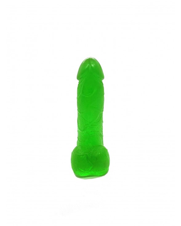 Крафтове мило-член із присоскою Чистий Кайф Green size S натуральне - 1