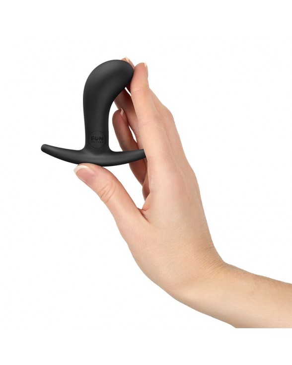 Анальна пробка Fun Factory BOOTIE S Black, тонкий обмежувач - 1