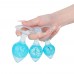 Анальна пробка Liebe Seele Heart-shaped Crystal Anal Plug - Blue Medium - 3