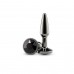 Анальна пробка NS Novelties Rear Assets - Tapered - Small - Gunmetal - Black