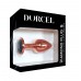Металева анальна пробка із прикрасою у вигляді кристалу Dorcel - Diamond Plug Rose Gold S - 4