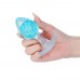 Анальна пробка Liebe Seele Icecream-shaped Crystal Anal Plug - Blue Small - 2