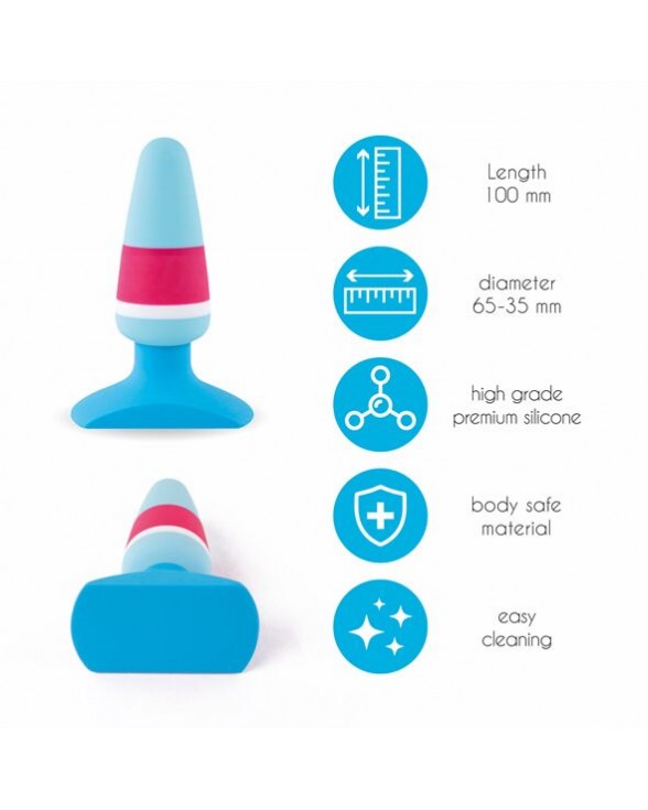 Анальна пробка FeelzToys - Plugz Butt Plug Colors Nr. 1 - 1