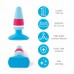 Анальна пробка FeelzToys - Plugz Butt Plug Colors Nr. 1 - 1