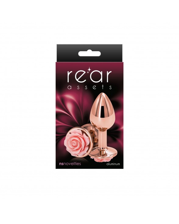 Анальна пробка NS Novelties Rear Assets - Rose - Small - Pink - 1