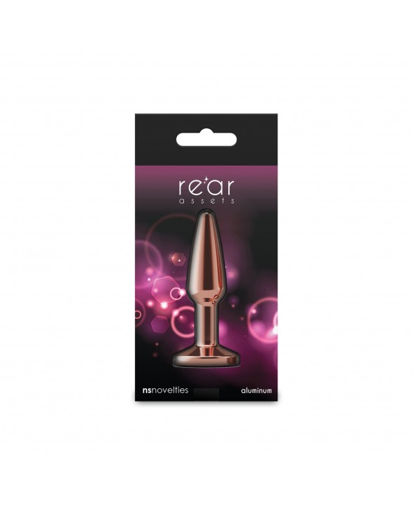 Анальна пробка NS Novelties Rear Assets - Tapered - Small - Rose Gold - Pink - 3