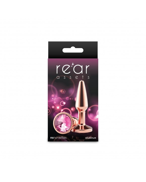 Анальна пробка NS Novelties Rear Assets - Tapered - Small - Rose Gold - Pink - 2