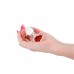 Скляна анальна пробка NS Novelties Crystal - Desires - Red Heart - Small - 1