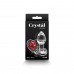Скляна анальна пробка NS Novelties Crystal - Desires - Red Heart - Small - 2