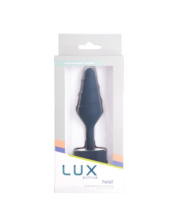 Анальна пробка Lux Active Twist Plug Small Blue - 5