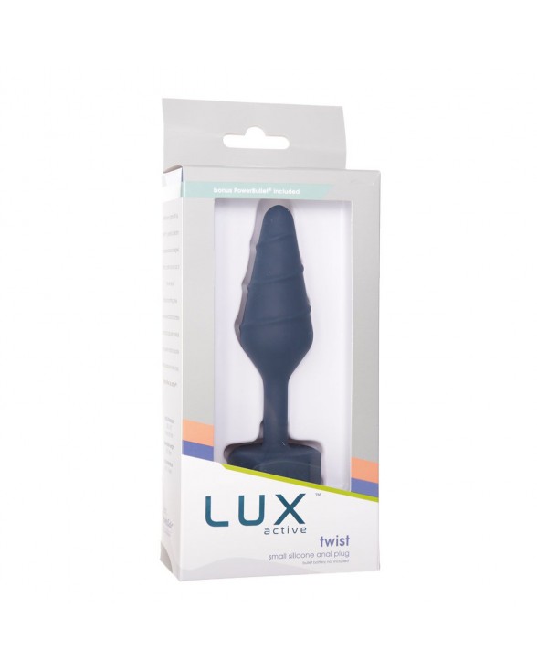Анальна пробка Lux Active Twist Plug Small Blue - 6