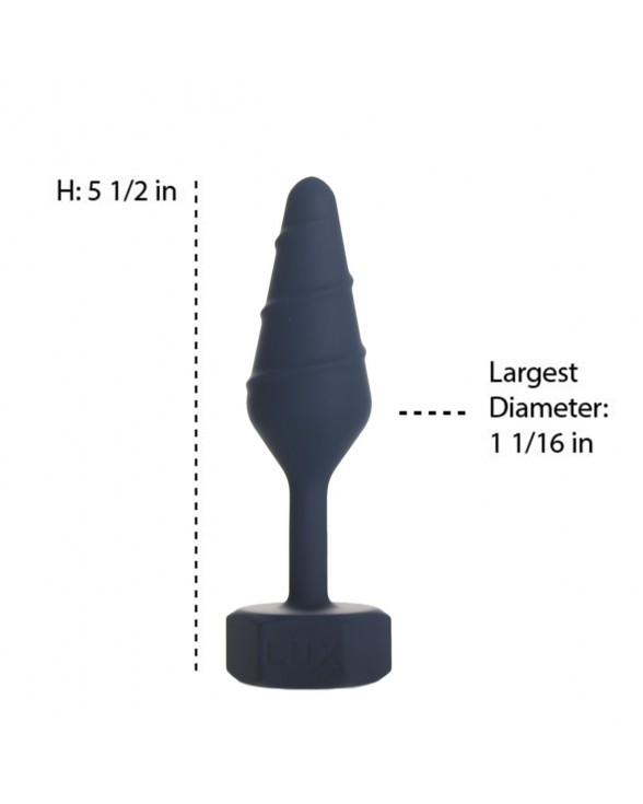 Анальна пробка Lux Active Twist Plug Small Blue - 3