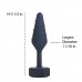 Анальна пробка Lux Active Twist Plug Small Blue - 3