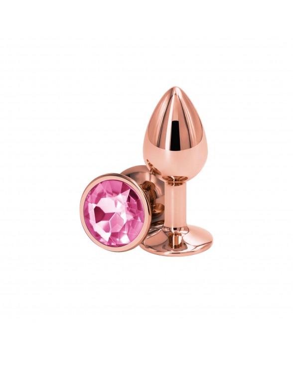 Анальна пробка NS Novelties Rear Assets - Rose Gold - Small - Pink
